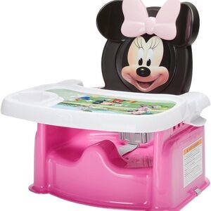 New Disney Minnie Mouse Mealtime Baby Toddler Booster Seat